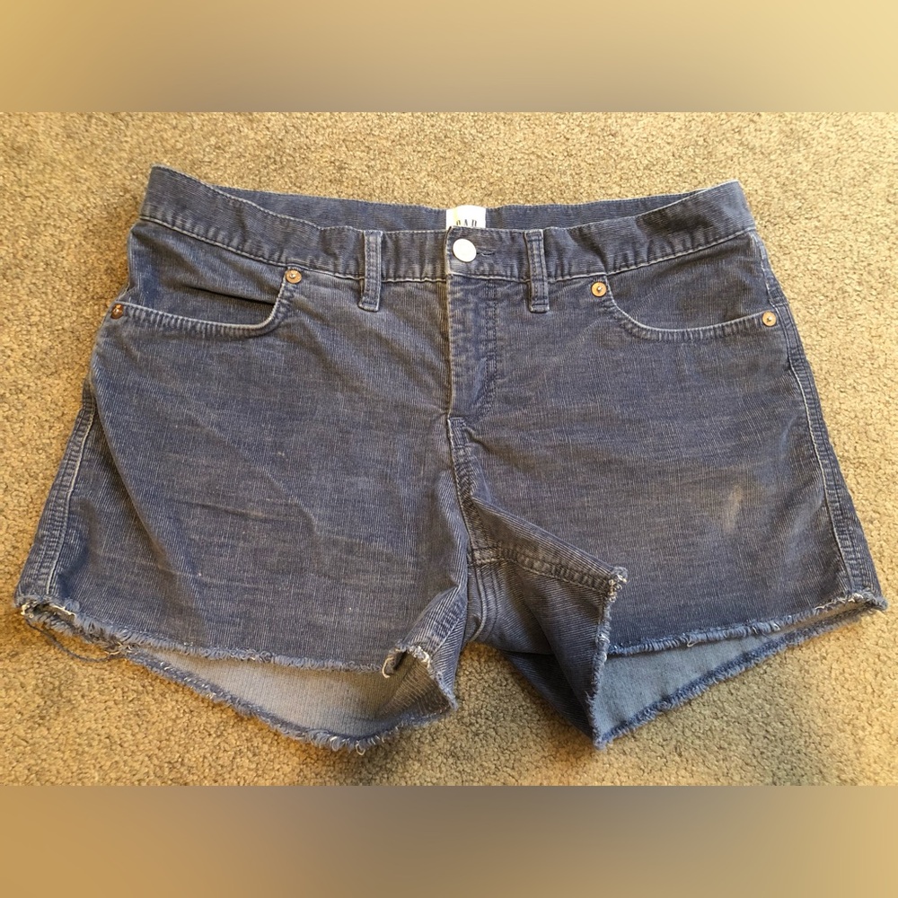 GAP corduroy shorts (blue)